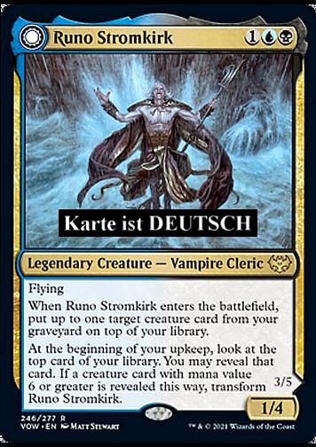 Runo Stromkirch (Runo Stromkirk // Krothuss, Lord of the Deep)